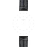 Skórzany szary pasek Tissot 16 mm