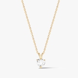 Wisiorek złoty z cyrkonią