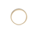 Pierścionek złoty z cyrkoniami