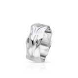 Pierścionek srebrny maxi