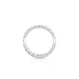 Pierścionek białe złoto z brylantami