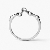 Pierścionek srebrny Modern