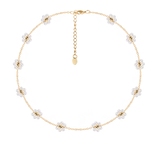 Naszyjnik pozłacany z perłami  Picky Pica