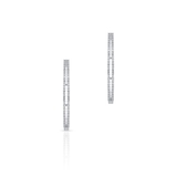 Kolczyki białe złoto z diamentami