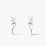 Kolczyki srebrne Kwiaty Nocy Biały Bez