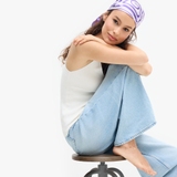 Bransoleta złota na nogę Santorini