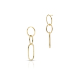 Kolczyki złote geometryczne