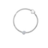 Zawieszka srebrna koniczynka z cyrkoniami Lovely Beads