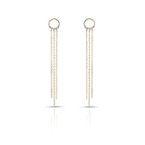 Kolczyki złote z cyrkoniami