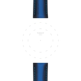 Tissot niebieski pasek skórzany 20 mm