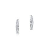 Kolczyki białe złoto z diamentami