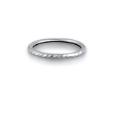 Pierścionek białe złoto basic