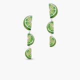 Kolczyki srebrne Kwiaty Nocy Limonki