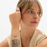 Bransoleta srebrna Royal Star