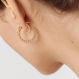 Kolczyki złote koła