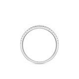 Pierścionek białe złoto z cyrkoniami