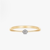 Pierścionek zaręczynowy złoty Jedyny