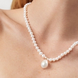 Naszyjnik złoty z perłami