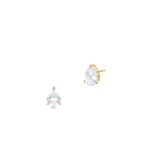 Kolczyki złote z cyrkonią