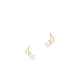 Kolczyki złote nutki