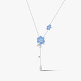 Naszyjnik srebrny Kwiaty Nocy