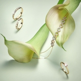 Pierścionek zaręczynowy złoty Królewski