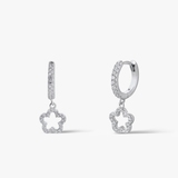 Kolczyki srebrne z cyrkoniami