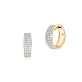 Kolczyki złote z diamentami