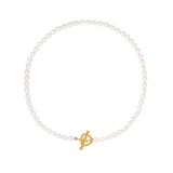 Naszyjnik  srebrny z perłami