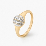 Pierścionek złoty Follow