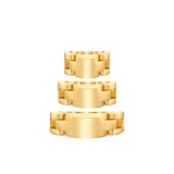 Pierścionek pozłacany Wonderland