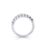 Pierścionek białe złoto z diamentami