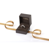 Pierścionek zaręczynowy złoty Szczęśliwy