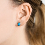 Kolczyki srebrne Laguna