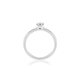 Pierścionek zaręczynowy złoty Szczęśliwy