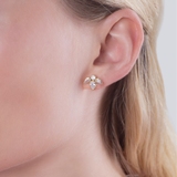 Kolczyki złote z cyrkoniami