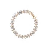 Bransoleta mosiężna z cyrkoniami