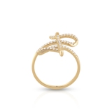 Pierścionek złota spirala W.KRUK