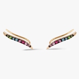 Nausznice złote Preludium Paradise Birds