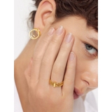 Kolczyki srebrne pozłacane