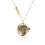 Naszyjnik srebrny pozłacany Motyle