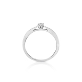 Pierścionek zaręczynowy złoty Romantyczny