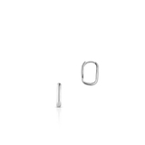 Kolczyki białe złoto koła