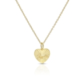 Naszyjnik srebrny pozłacany love