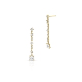 Kolczyki złote z cyrkoniami