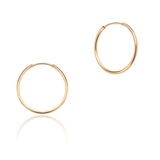 Kolczyki złote koła