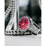 ZEGAREK JUNGHANS AQUARIS RED