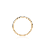 Pierścionek złoty z diamentami