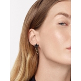 Kolczyki srebrne z czarnymi cyrkoniami