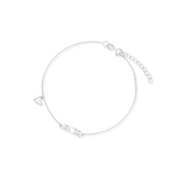 Bransoleta srebrna Mom